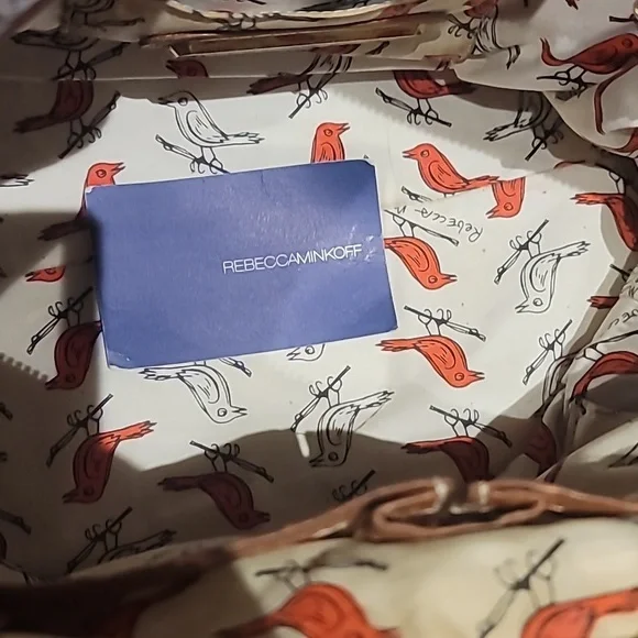 Rebecca Minkoff Morning After Bag Studded Camel Leather - Picture 10 of 12